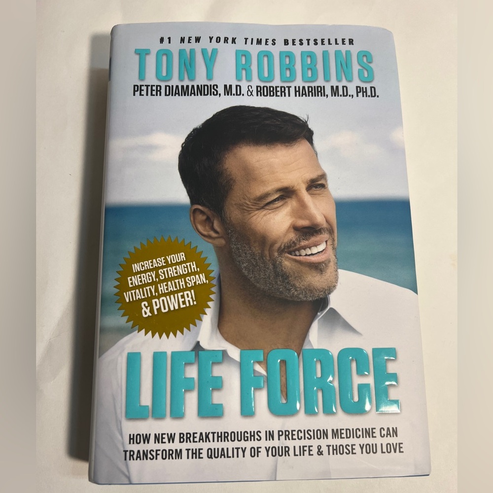 Life Force Book by Tony Robbins Pre Owned